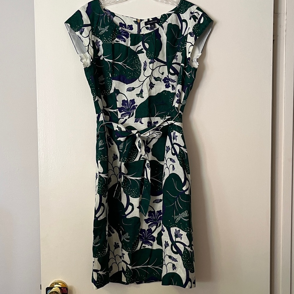Lands' End Linen Special Occasion Dress